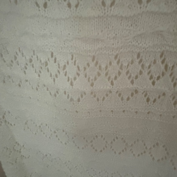 Sale! New Jessica Simpson White Crochet Sleeveless Dress w/ Crochet Straps - Picture 5 of 7
